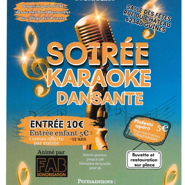 Soirée karaoke dansante