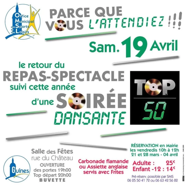 Repas spectacle OMSL
