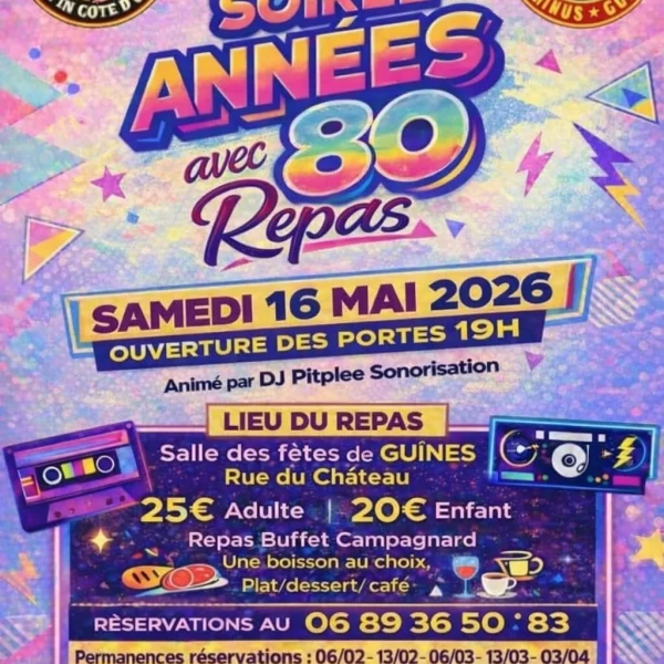 soirée année 80 terminus