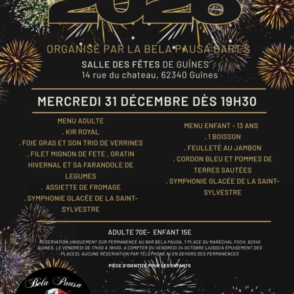 Bela Pausa Dart's - Nouvel An