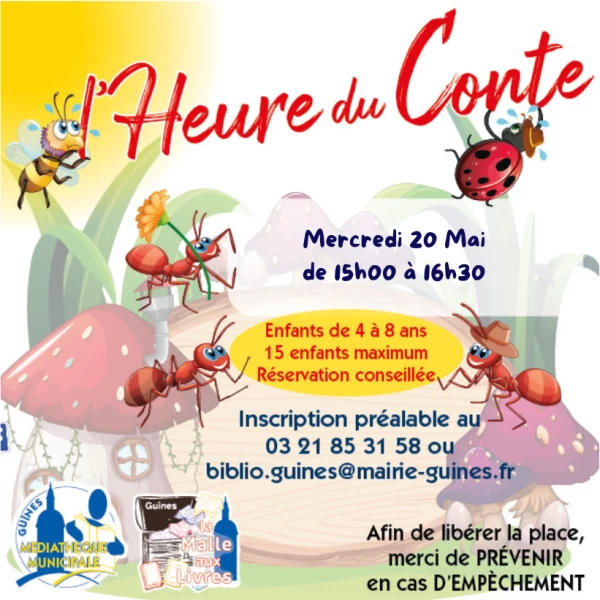 l'heure du conte MAI 2026